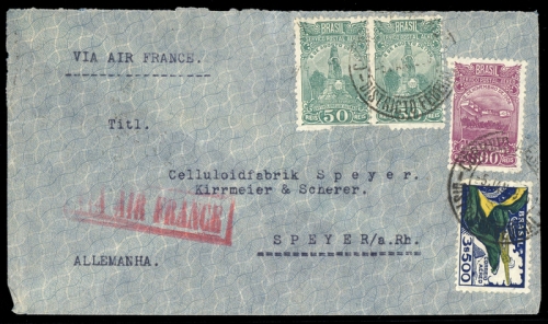1934, Brasilien, Brief