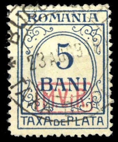 1918, Deutsche Besetzung I. WK Rumänien, P 1, gest.