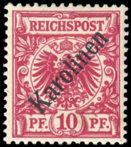 1899, Deutsche Kolonien Karolinen, 3 I, *