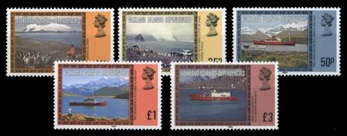 1980, Falkland Abhänige Gebiete F Süd Georgien, 88-92 III, **