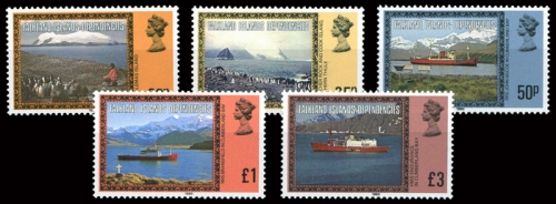 1980, Falkland Abhänige Gebiete F Süd Georgien, 88-92 III, **