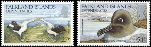 1985, Falkland Abhänige Gebiete F Süd Georgien, 129-32, **