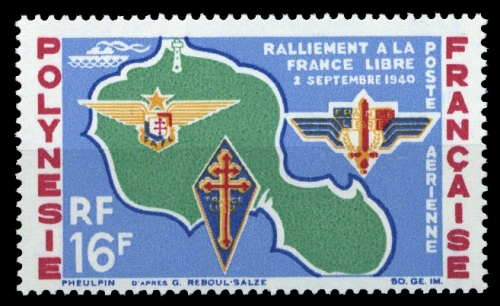 1964, Französisch Polynesien, 37, **