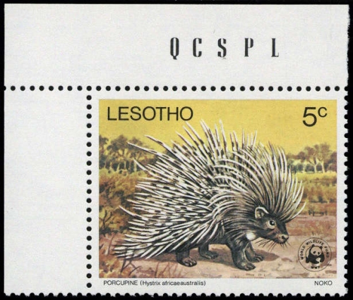 1977, Lesotho, 229 Ecke, **