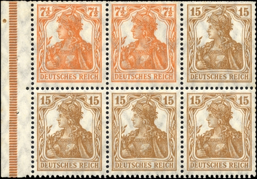 1916, Deutsches Reich, HBl. 12 aa B, **