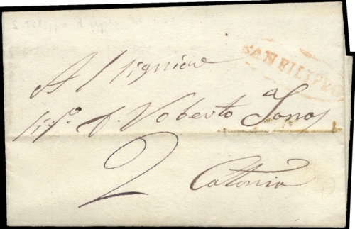 Italien Vorphilatelie, Brief