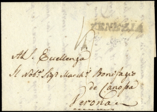 Italien Vorphilatelie, Brief