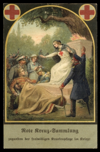 1915, Int.Organisationen,Rotes Kreuz,, Brief