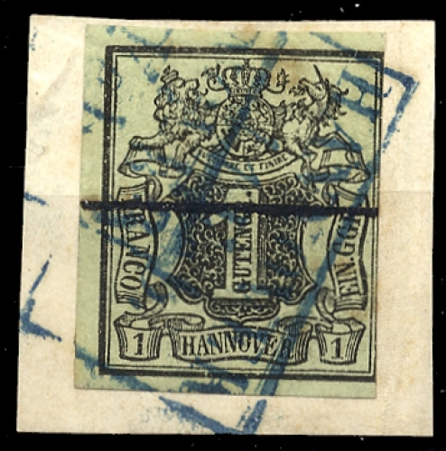 1851, Altdeutschland Hannover, 2, Briefst.