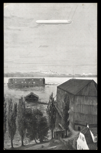 1910, Zeppelin,Zeppelinpost vor WW-I,, Brief