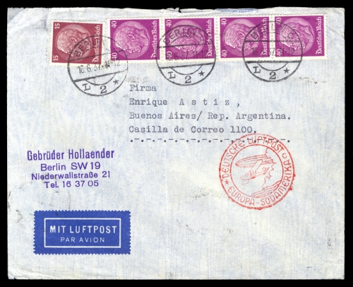 1937, Luftfahrt,Zivile Luftfahrt,bis WK-II, 524 (4) u.a., Brief