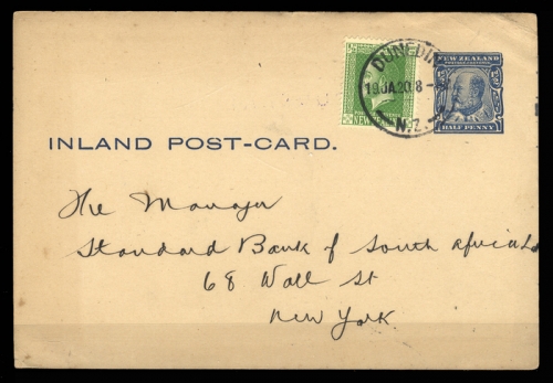 1907, Neuseeland, P 15, Brief