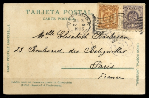1905, Mexiko, Brief