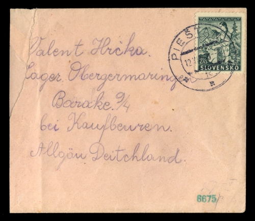 1939, Slowakei, 43 A, Brief