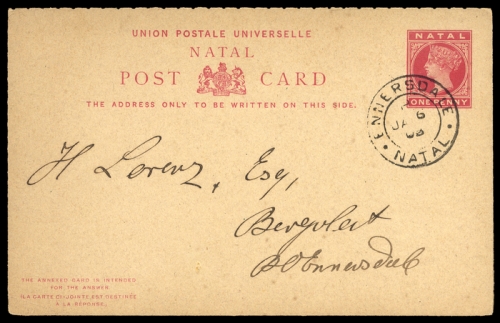 1900, Natal, P, Brief