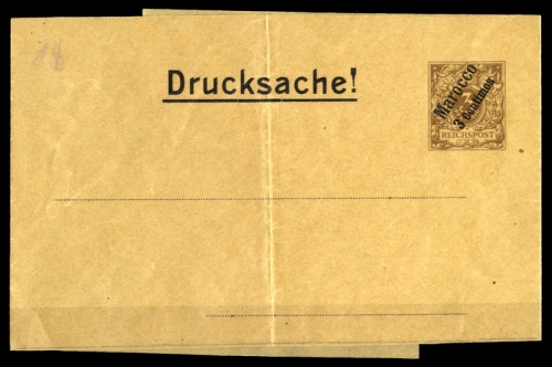 1899, Deutsche Auslandspost Marokko, PS 1, Brief