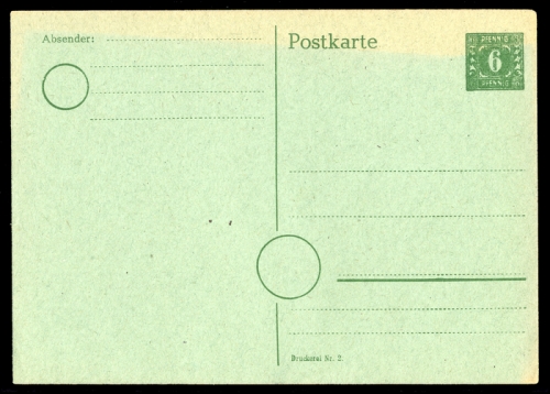 1945, SBZ Mecklenburg Vorpommern, P 6, Brief