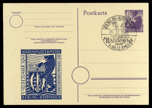 1945, SBZ Berlin Brandenburg, P 3, Brief