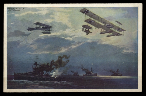 1914, Zeppelin,Zeppelin Postkarten,Luftflotten-Verein, Brief