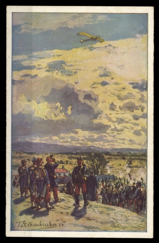1914, Zeppelin,Zeppelin Postkarten,Luftflotten-Verein, Brief