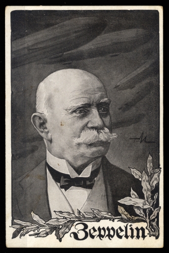 1912, Zeppelin,Zeppelin Postkarten,Luftflotten-Verein, Brief