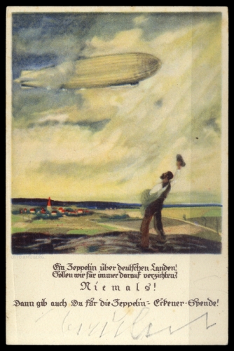 1925, Zeppelin,Zeppelin Postkarten,Zeppelin Eckener Spende, Brief
