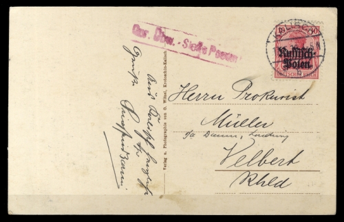 1915, Deutsche Besetzung I. WK Polen, 3, Brief