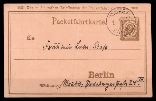 Deutsches Reich Stadtpost, Brief