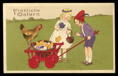 Ansichtskarten,Glueckwunsch,Ostern, Brief