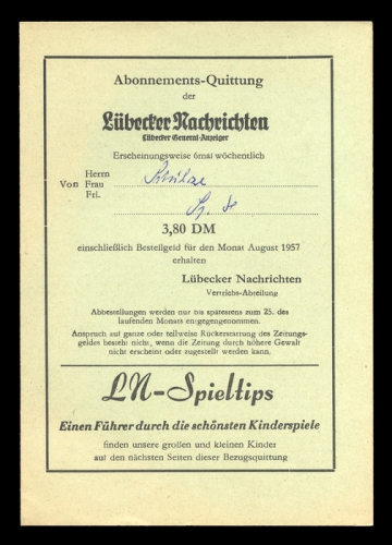 1957, Bundesrepublik Deutschland