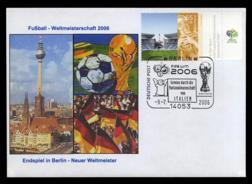 2006, Sport u. Spiel,Fussball,Weltmeisterschaften, 2519, Brief