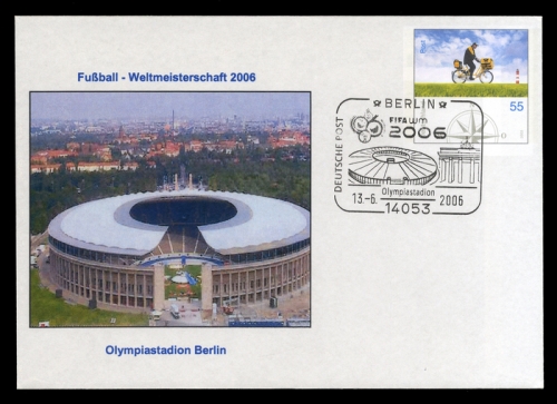 2006, Sport u. Spiel,Fussball,Weltmeisterschaften, U, Brief