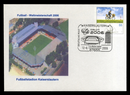 2006, Sport u. Spiel,Fussball,Weltmeisterschaften, U, Brief