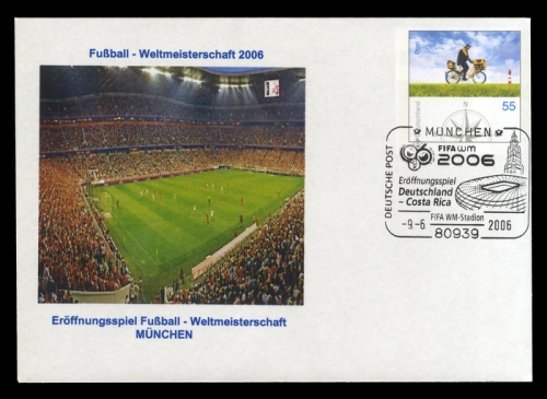2006, Sport u. Spiel,Fussball,Weltmeisterschaften, U, Brief
