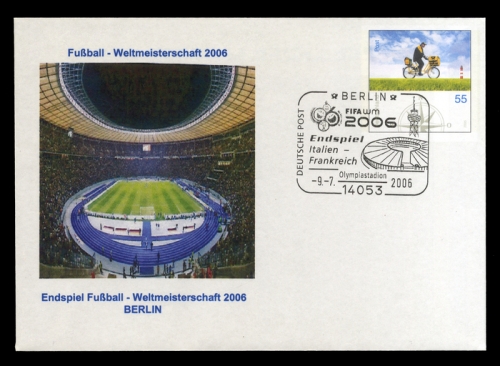 2006, Sport u. Spiel,Fussball,Weltmeisterschaften, U, Brief