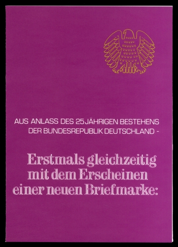 1974, Bundesrepublik Deutschland, Brief