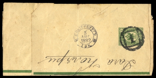 1892, Russland, Brief