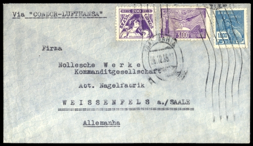 1935, Brasilien, Brief