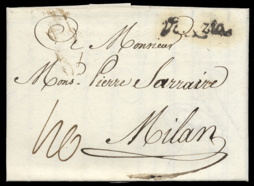 1810, Italien, Brief