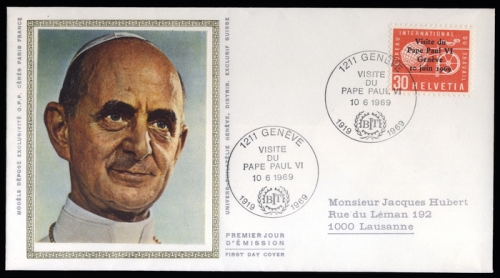 Religion,Christliche,Paepste, Papstreisen, BIT 103, FDC