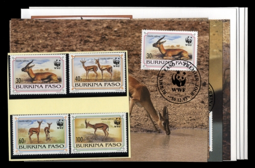 1993, Burkina Faso, 1298-1301, **, FDC