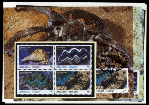 1986, Marshall Inseln, 73-76, **, FDC