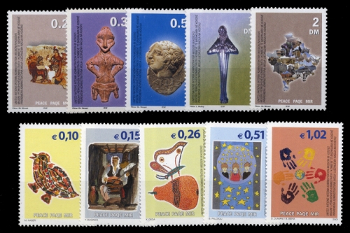 2000, Jugoslawien Ausgabe für den Kosovo, 1-5+11-15, **