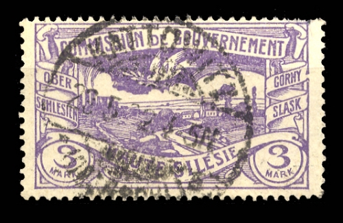 1920, Oberschlesien, 28 PF IV, gest.