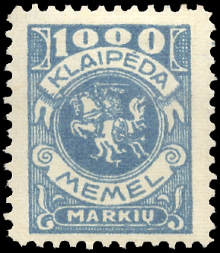 1923, Memel, 150 Var., *