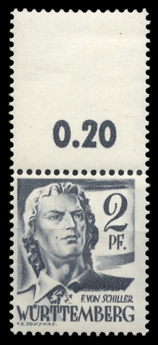 1947, Französische Zone Württemberg, 1 LF, **