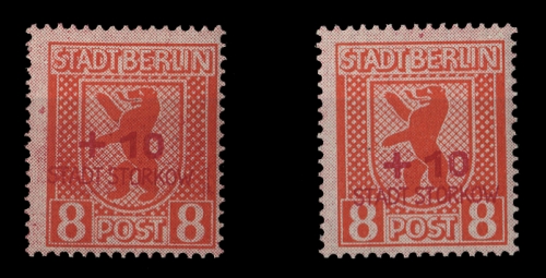 1946, Deutsche Lokalausgabe Storkow, 4 Var., **