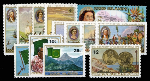 1968, Cook Inseln, 193-200 u.a, **