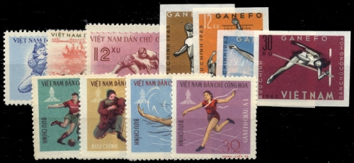 1959, Vietnam Nord und Republik, 105-07 u.a., (*)