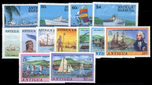 1975, Antigua und Antigua Barbuda, 358-62 u.a., **